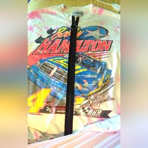 VINTAGE 2003 GRAPHIC TIE-DYE BOBBY HAMILTON MITORSPORTS W/ ZIPPER BY URBNVTG